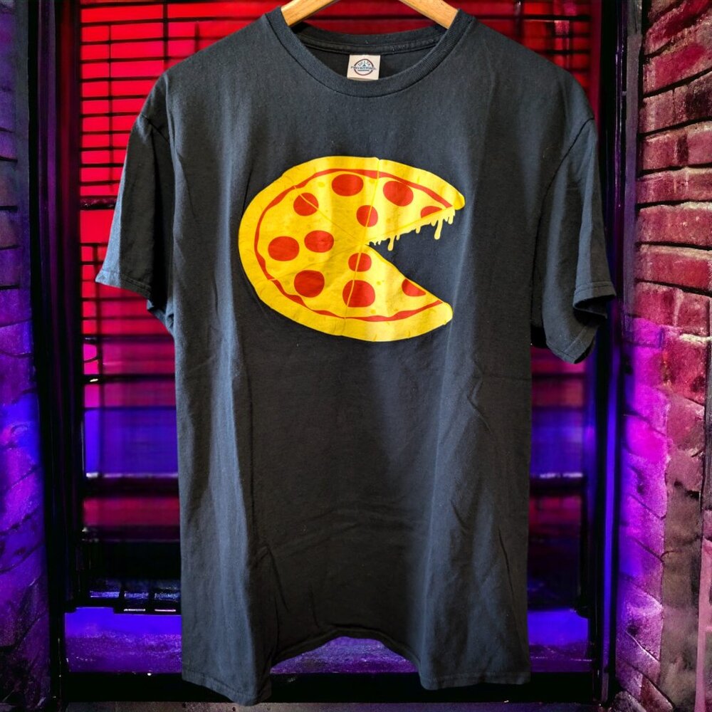 Pepperoni Pizza T-Shirt Delta Tag, Large